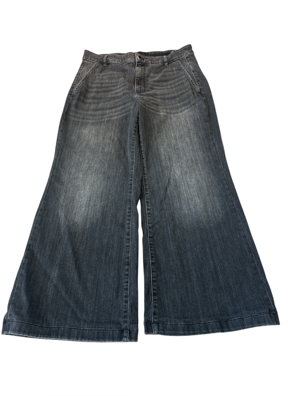 White House Black Market Extra High Rise Eco Wide Leg Jean - Picture 5 of 13